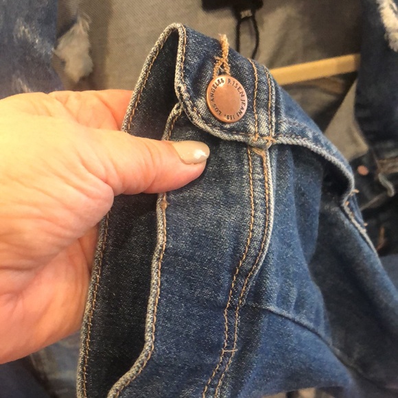 Risen plus size Jean jacket - Picture 3 of 9